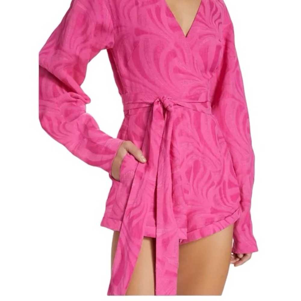Alexis Pink Long Sleeve Romper New Size Small Ret… - image 2