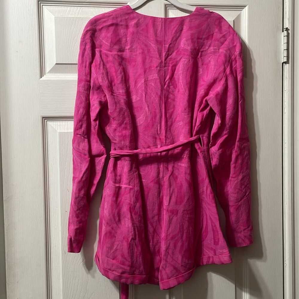 Alexis Pink Long Sleeve Romper New Size Small Ret… - image 6