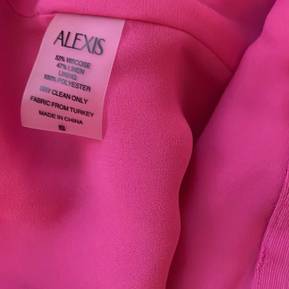 Alexis Pink Long Sleeve Romper New Size Small Ret… - image 9