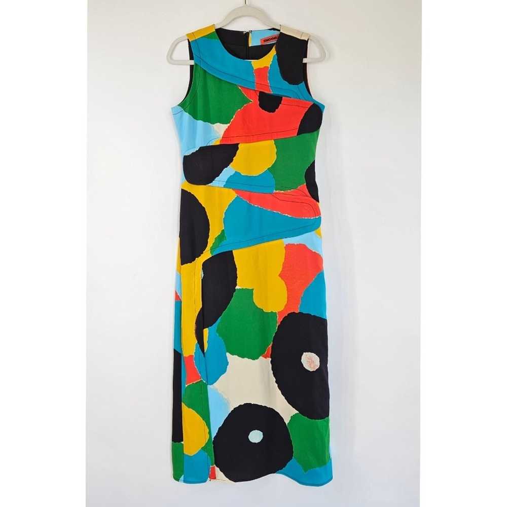 Simon Miller Puzzle Dress Wax Dot Colorful Abstra… - image 3