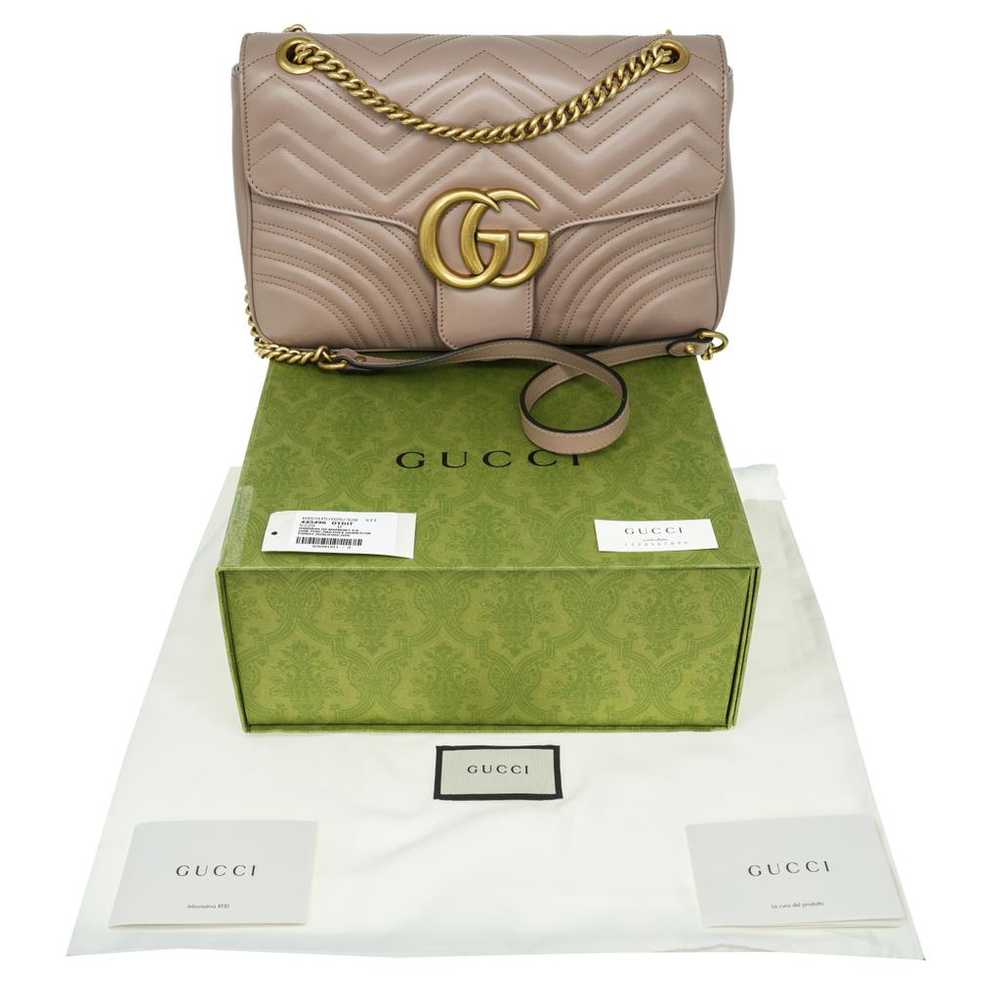 Gucci Gg Marmont Flap leather handbag - image 5