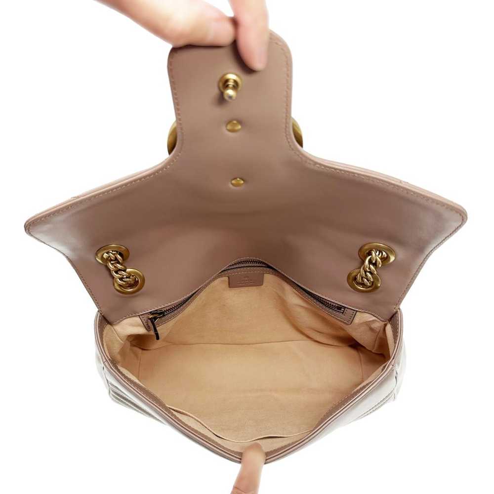 Gucci Gg Marmont Flap leather handbag - image 6