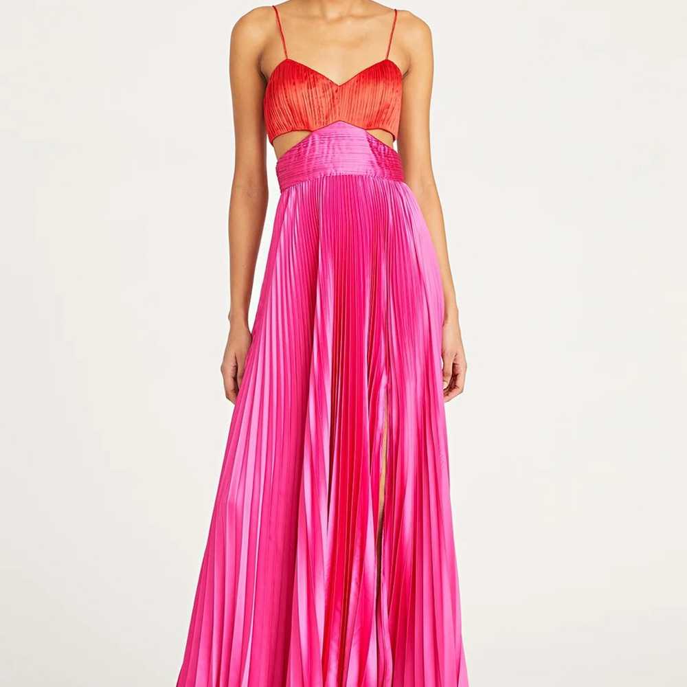 FORMAL DRESS amur designer pink and red - image 1
