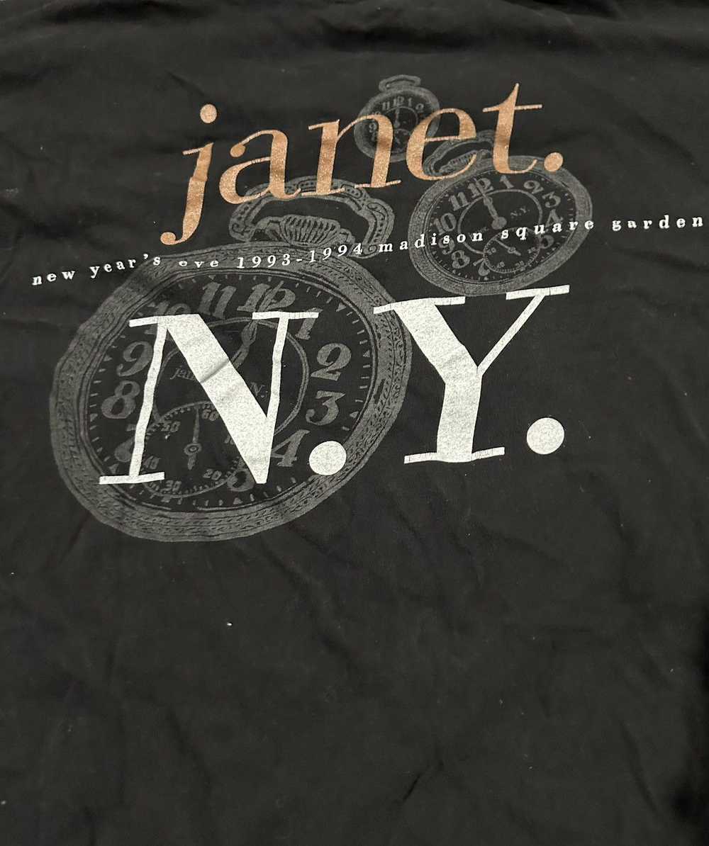 Band Tees × Streetwear × Vintage Vintage Janet Ja… - image 5