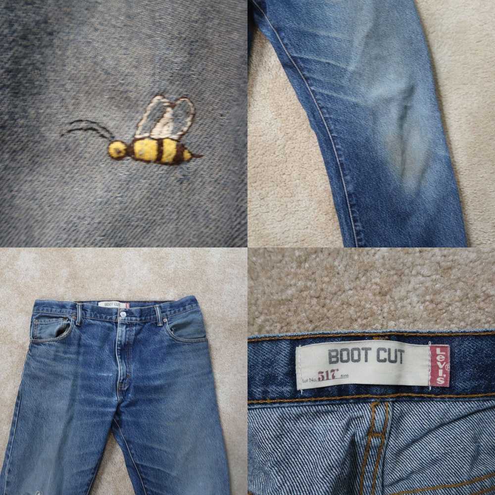 Levi's Levi's 517 Bootcut Jeans Men's 36x32 Dark … - image 4