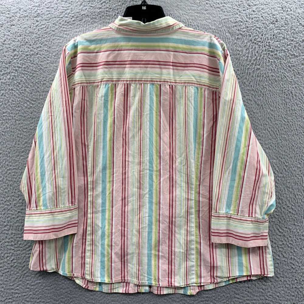 Vintage LIZ CLAIBORNE Shirt Womens Size 20W Butto… - image 2