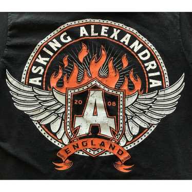 Asking Alexandria 2018 England Tour T-Shirt, Blac… - image 1