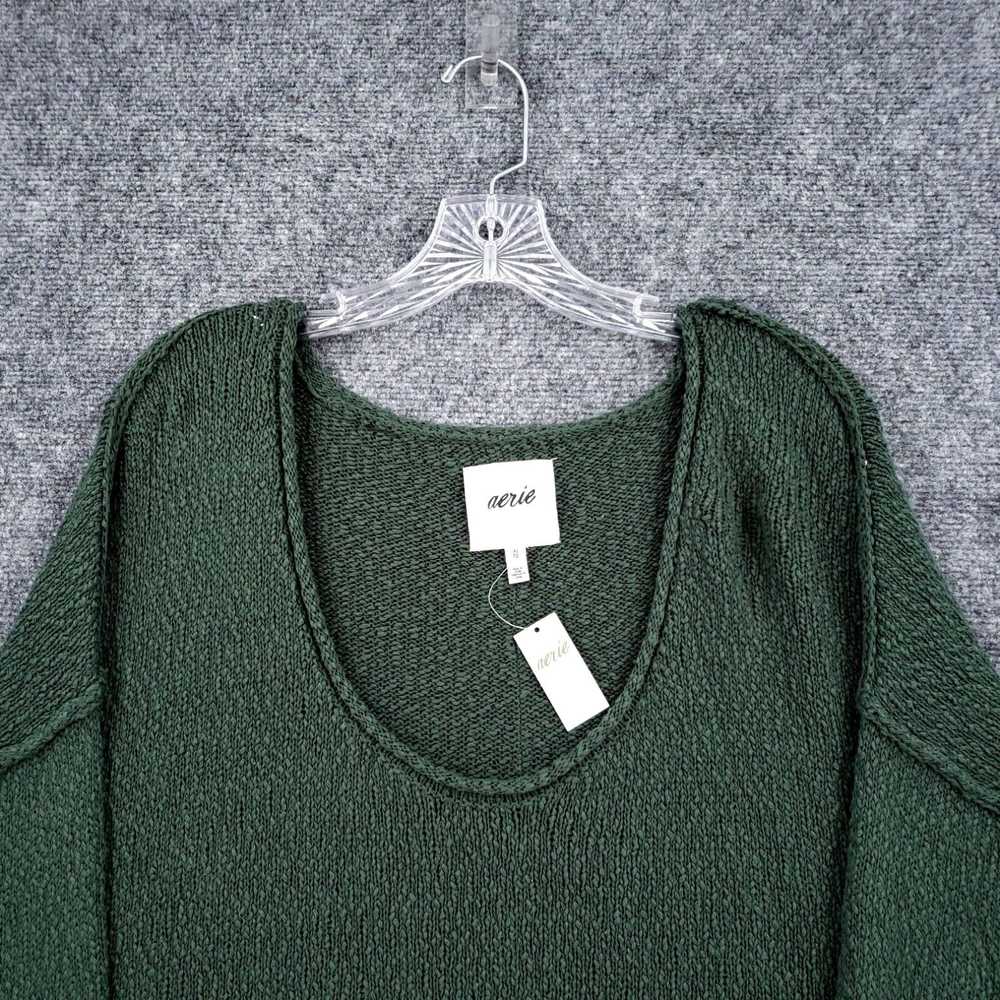 Vintage NEW Aerie Sweater Womens XL Green Oversiz… - image 3