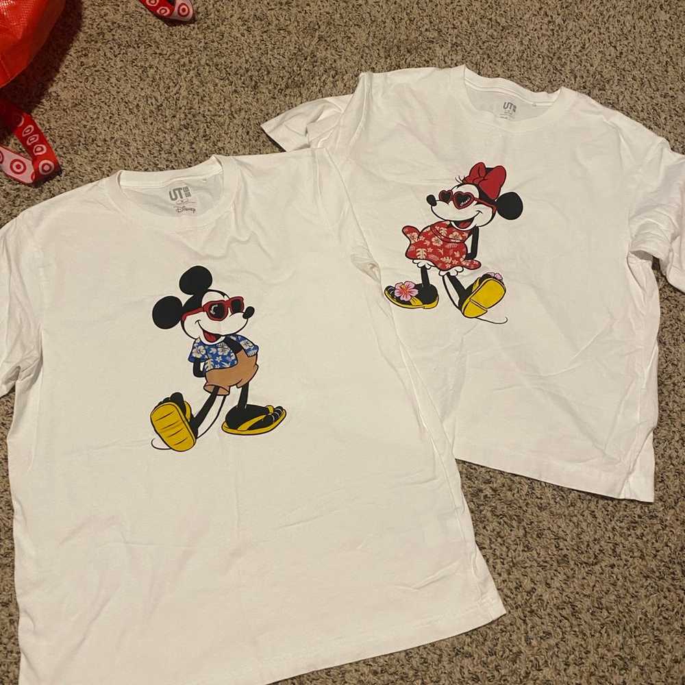 Uniqlo Lot of 2 Disney Shirts M - image 1