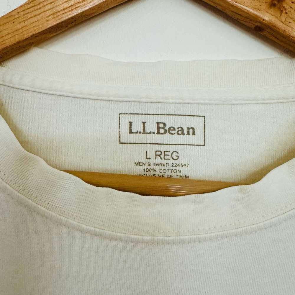 L.L Bean Mens Carefree Unshrinkable Tee Shirt Tra… - image 3