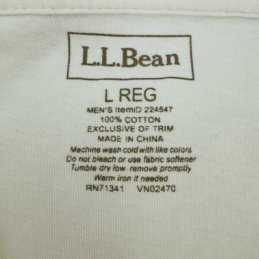 L.L Bean Mens Carefree Unshrinkable Tee Shirt Tra… - image 4