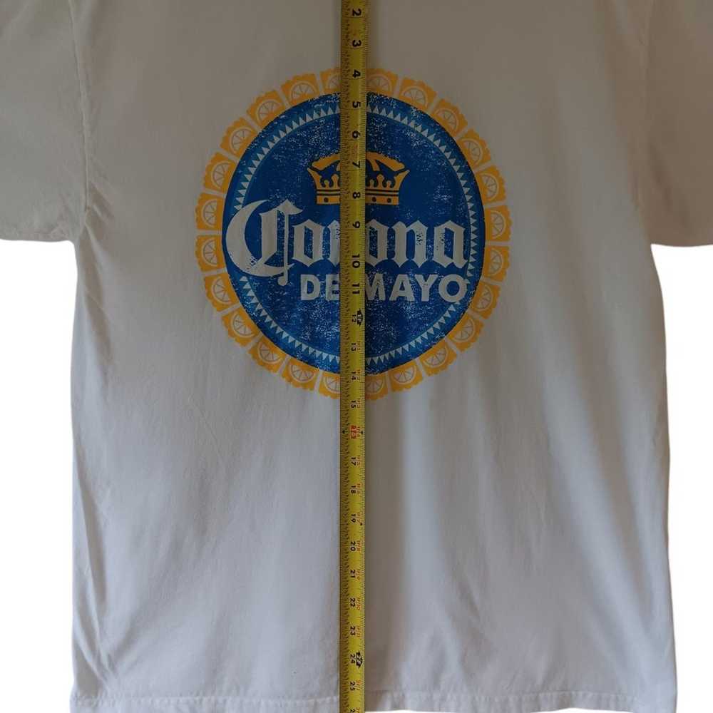 Corona De Mayo men's white short-sleeve graphic t… - image 5