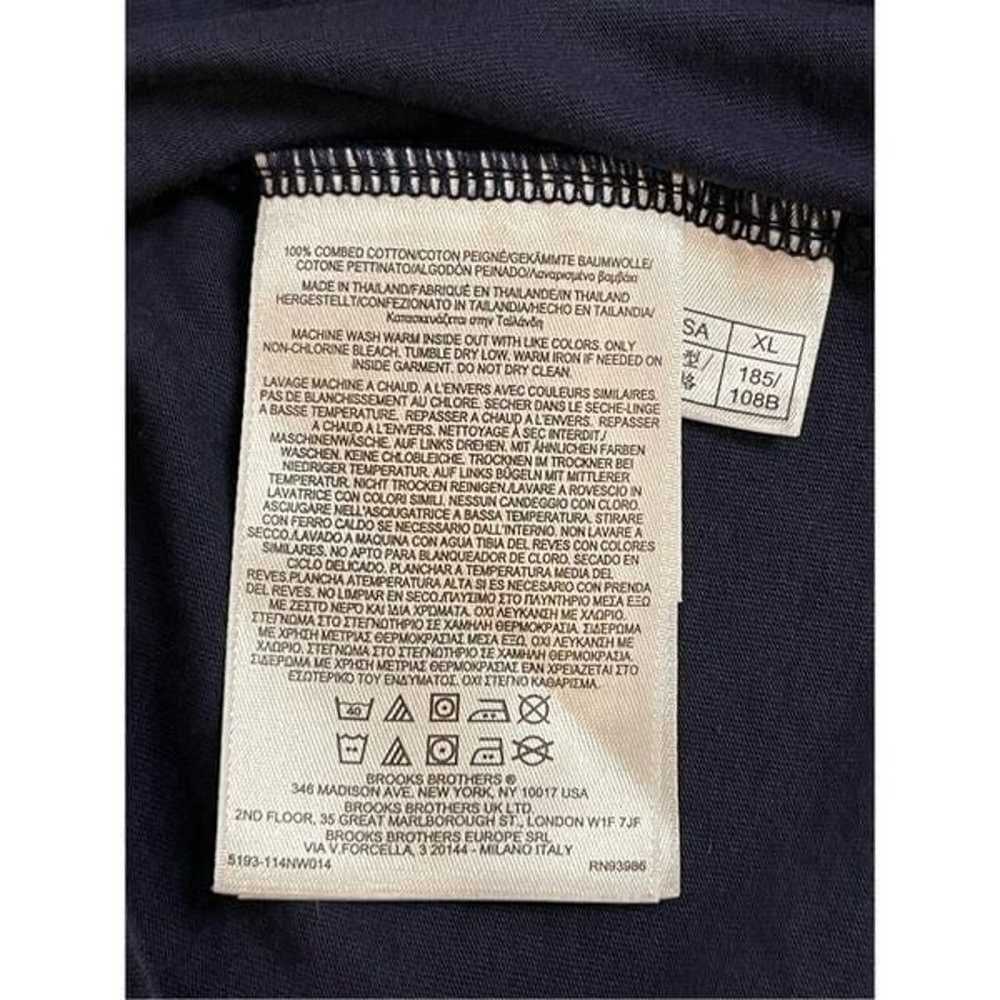 Brooks Brothers Men’s navy blue XL T-shirt Americ… - image 5