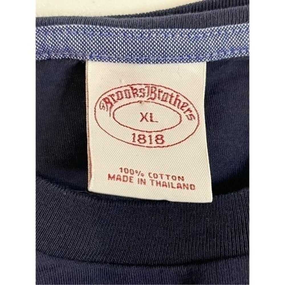 Brooks Brothers Men’s navy blue XL T-shirt Americ… - image 6
