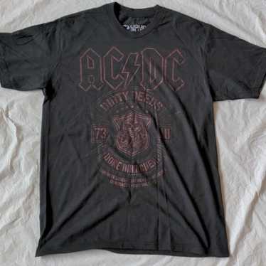 Liquid Blue Black AC/DC Dirty Deeds T Shirt Band … - image 1