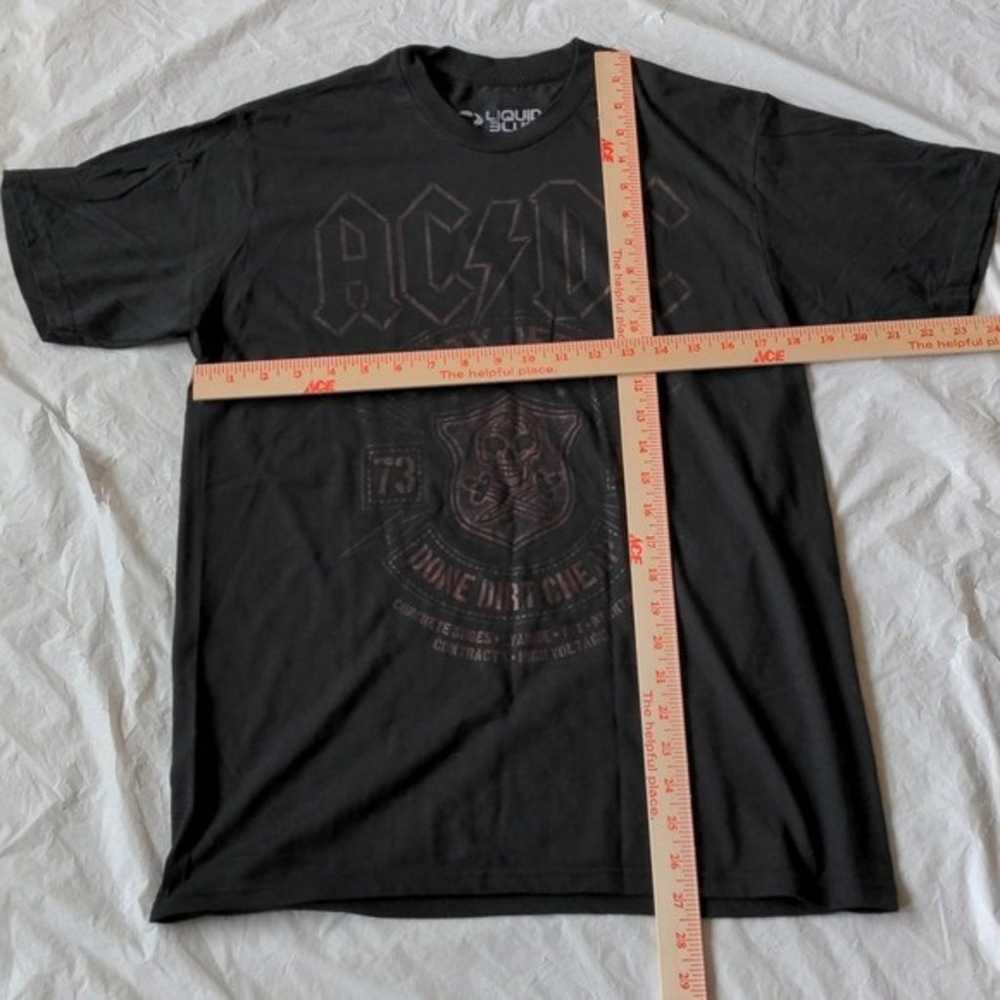Liquid Blue Black AC/DC Dirty Deeds T Shirt Band … - image 4
