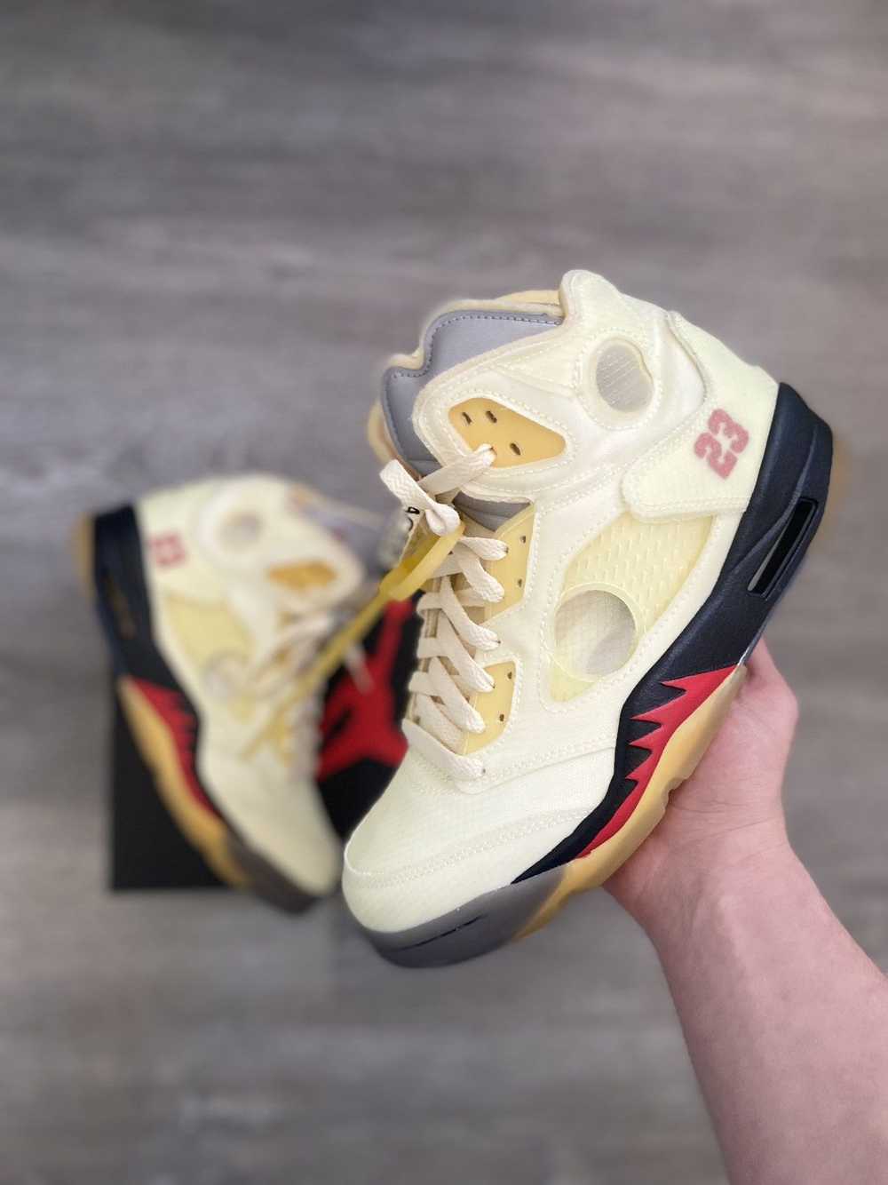 Jordan Brand × Nike Jordan 5 Off White Sail - image 2