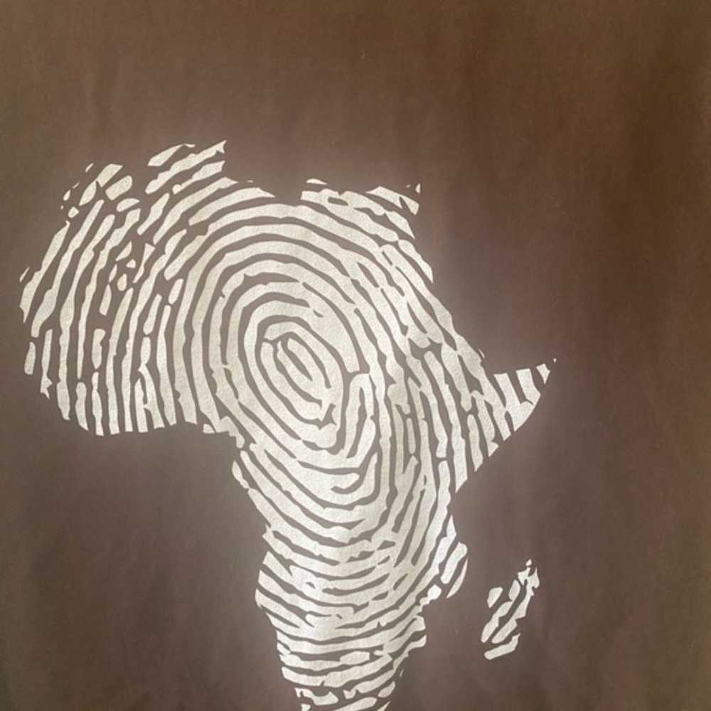 Port & Company Men brown Africa t-shirt - image 4