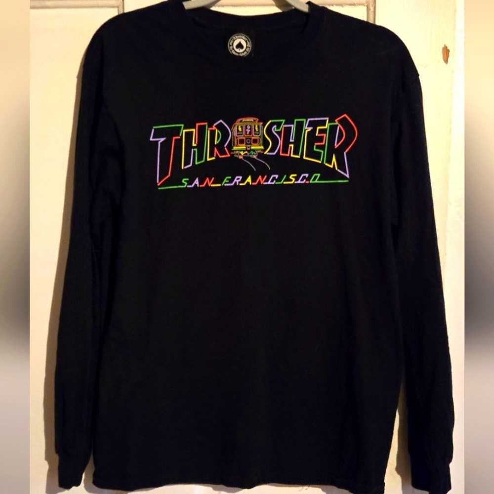 Thrasher magazine long sleeve tshirt, size M - image 1