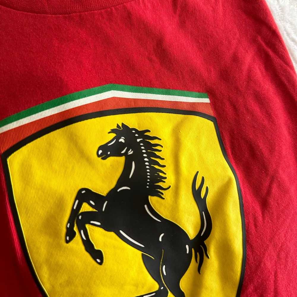 Scuderia Ferrari Logo Graphic Tshirt - image 2