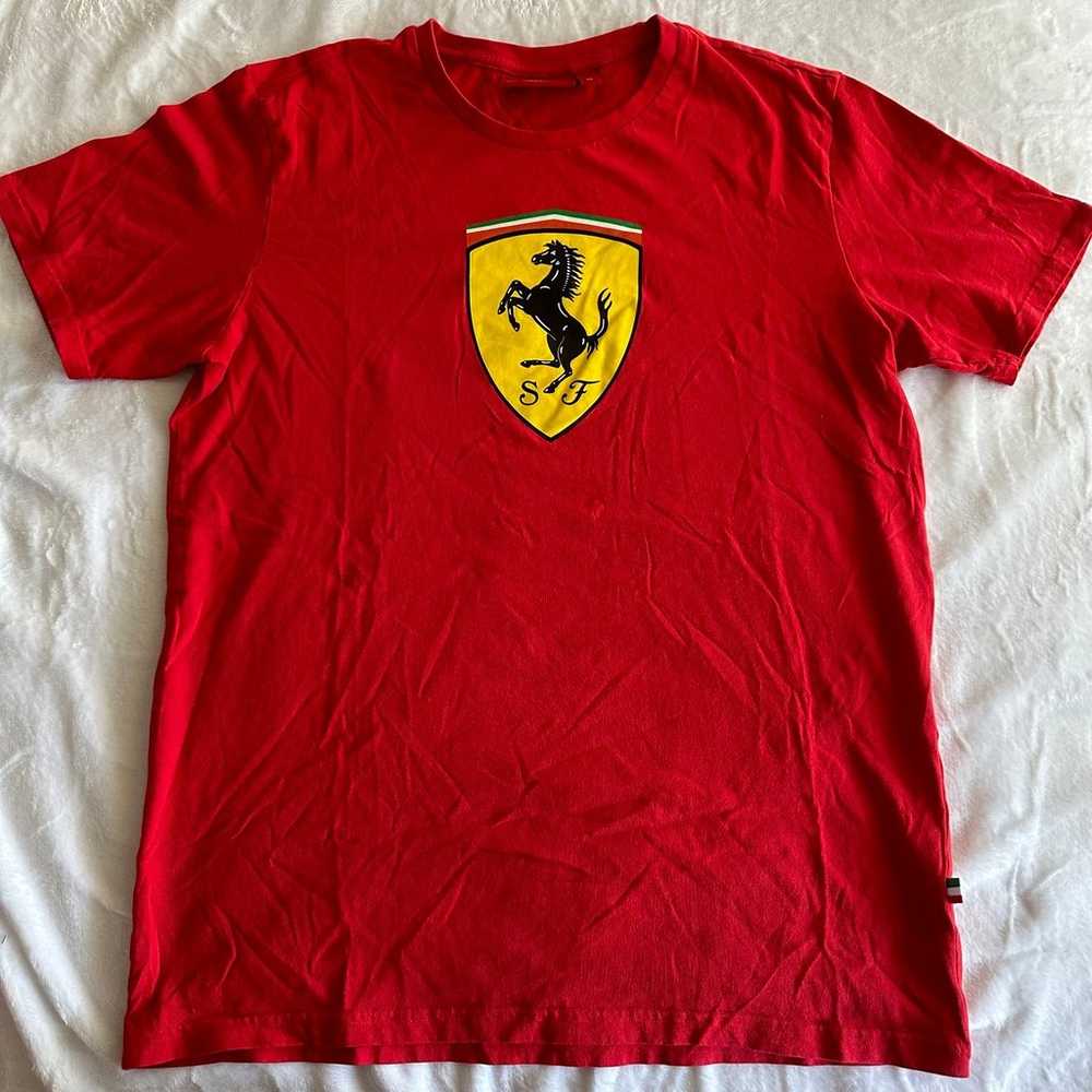 Scuderia Ferrari Logo Graphic Tshirt - image 5