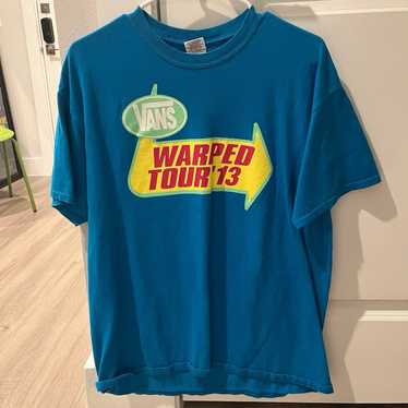 VANS WARPED TOUR 2013 Adult Large Concert Shirt - image 1