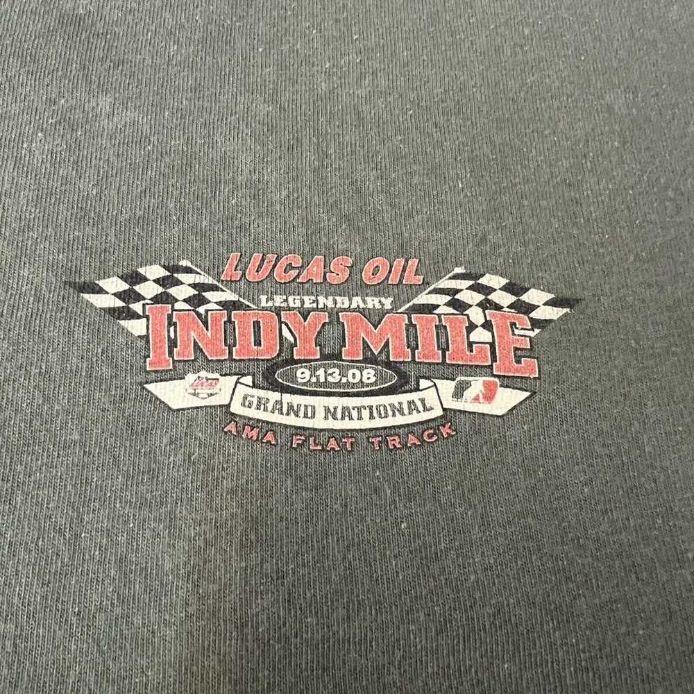 2008 AMA Lucas Oil Indy Mile Grand National Shirt… - image 3
