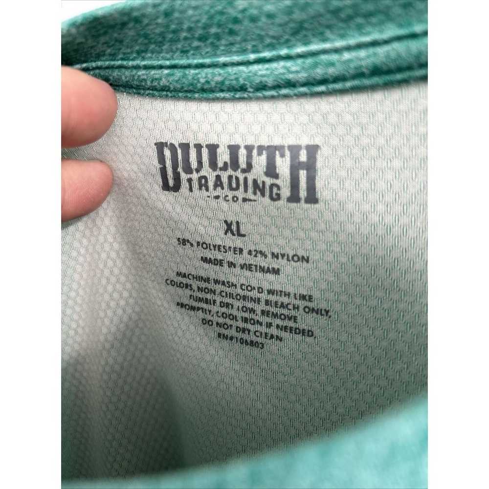 Duluth Trading Co Mens XL Teal Athletic T Shirt - image 5
