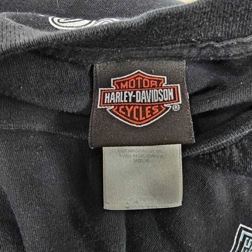 2011 Harley Davidson mens size XL black short sle… - image 7