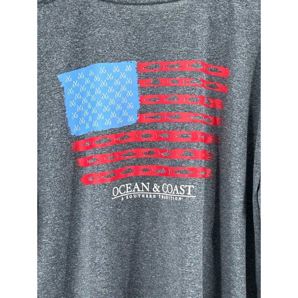 Ocean + Coast Mens Long Sleeve T-Shirt Fishing Am… - image 7