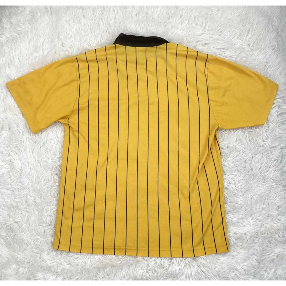 Vintage Score Soccer Referee Jersey Shirt Yellow … - image 3