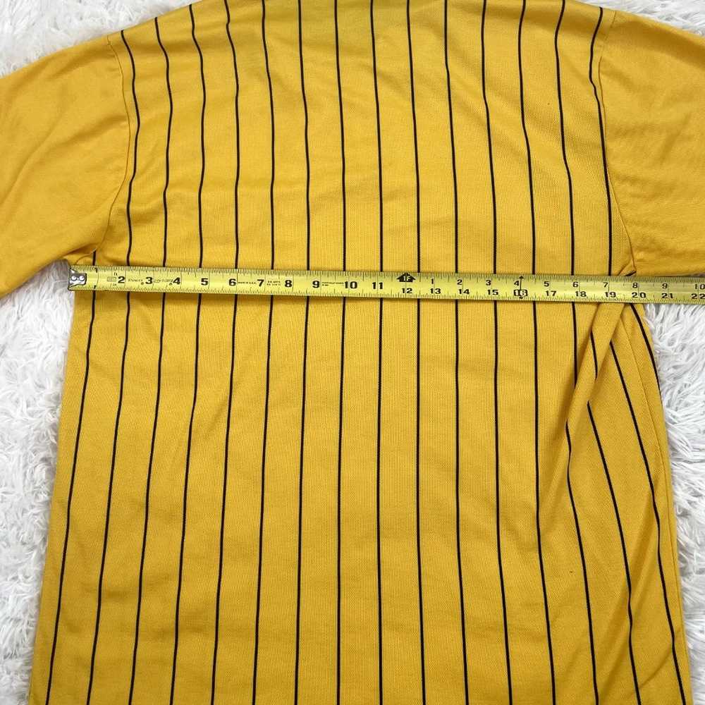 Vintage Score Soccer Referee Jersey Shirt Yellow … - image 4