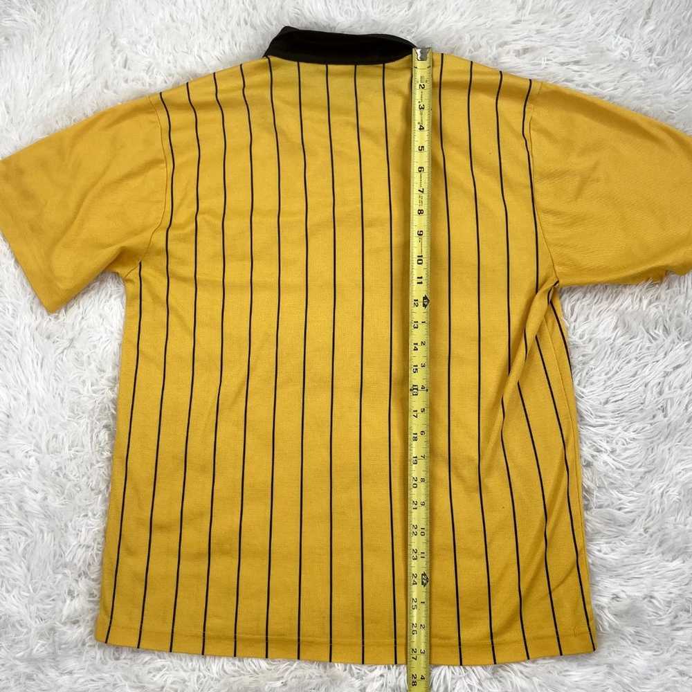 Vintage Score Soccer Referee Jersey Shirt Yellow … - image 5