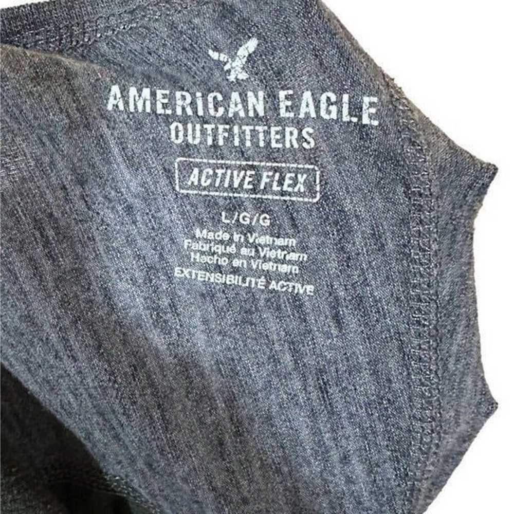 AMERICAN EAGLE heathered olive green and gray sho… - image 3