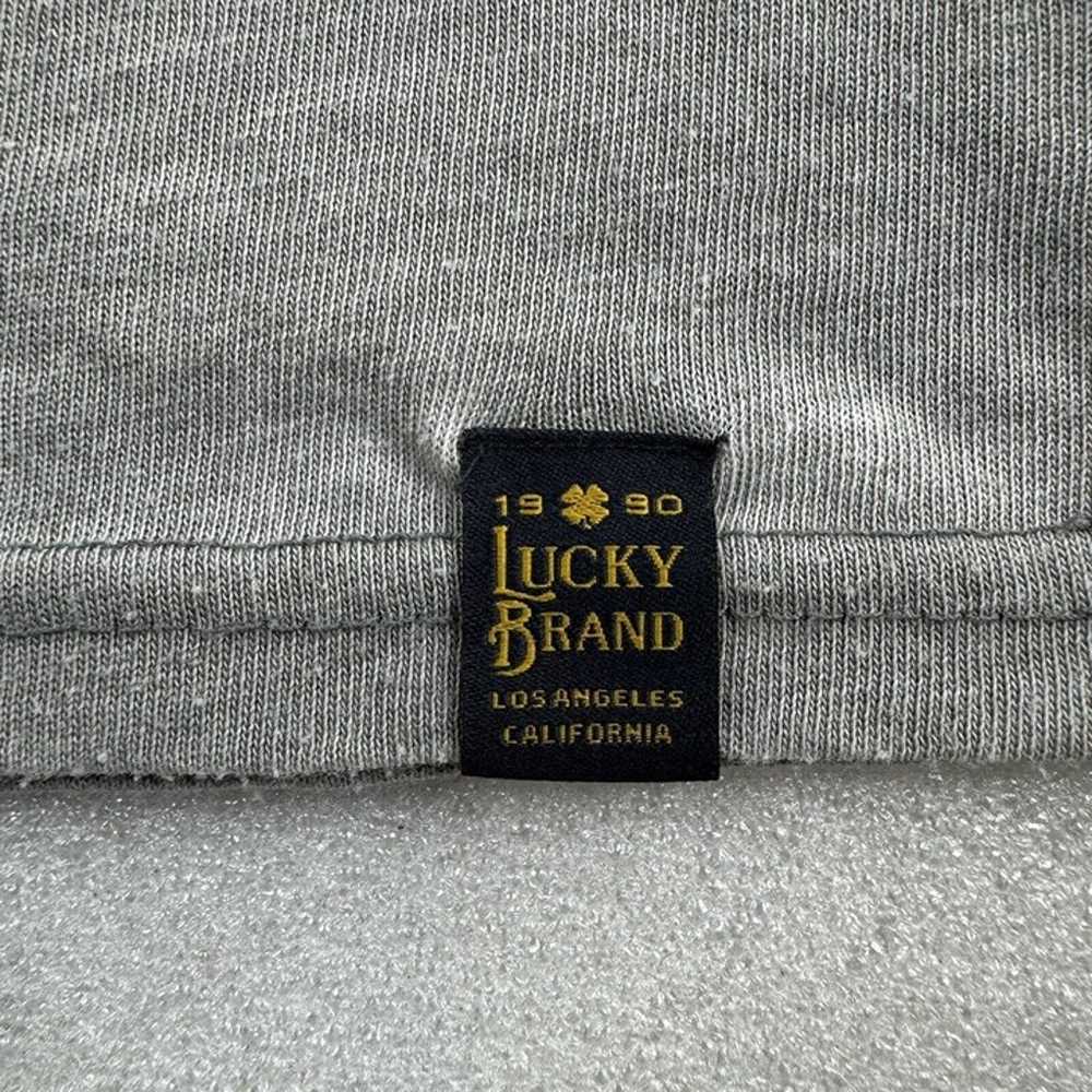 Lucky Brand Men’s L Venice Burnout Notch Neck Tee… - image 4