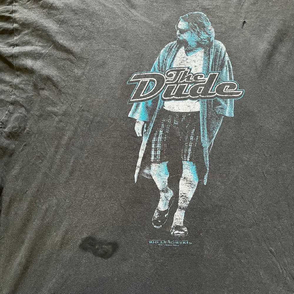 VTG The Big Lebowski “The Dude” Promo T-shirt. Sm… - image 2