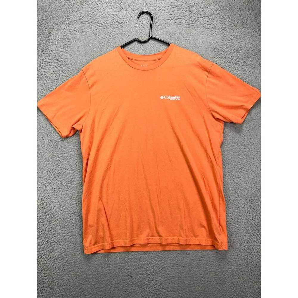 Columbia Shirt Adult XL PFG Orange Graphic Fishin… - image 1