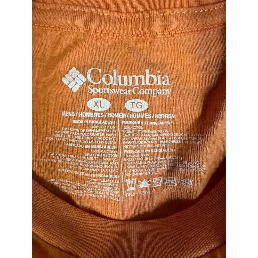 Columbia Shirt Adult XL PFG Orange Graphic Fishin… - image 4