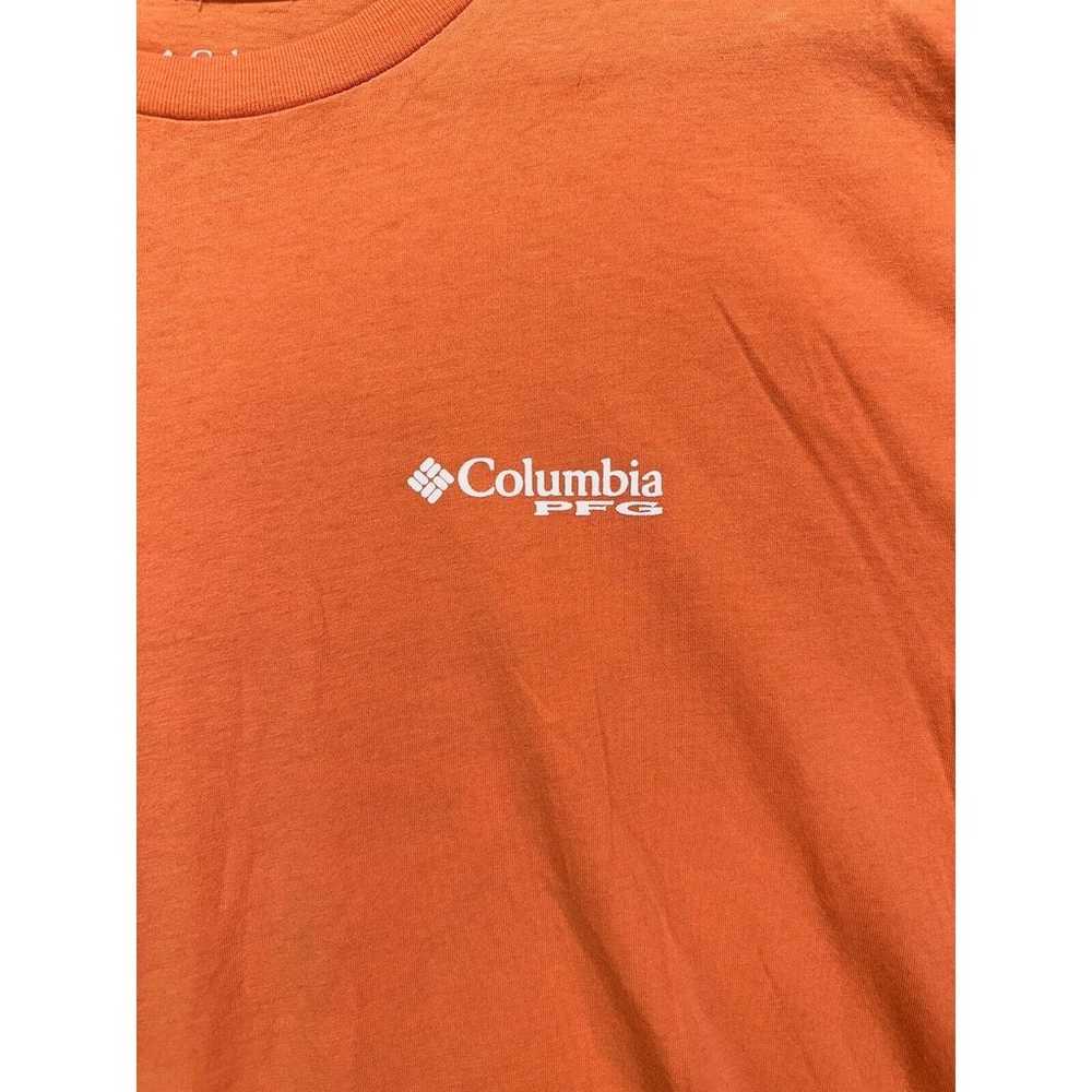 Columbia Shirt Adult XL PFG Orange Graphic Fishin… - image 5