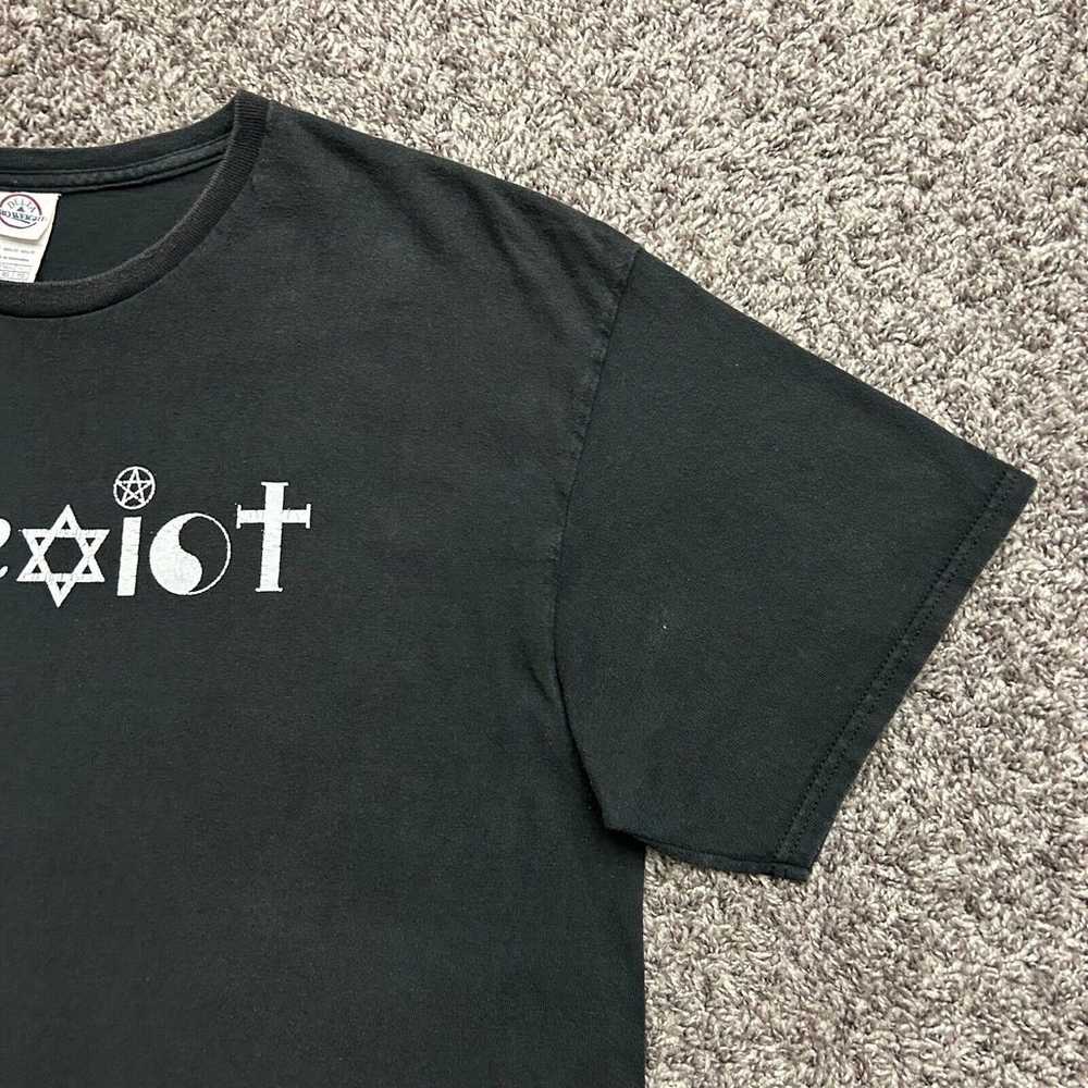 Vintage Coexist Shirt Religion Peace Graphic Tee … - image 8