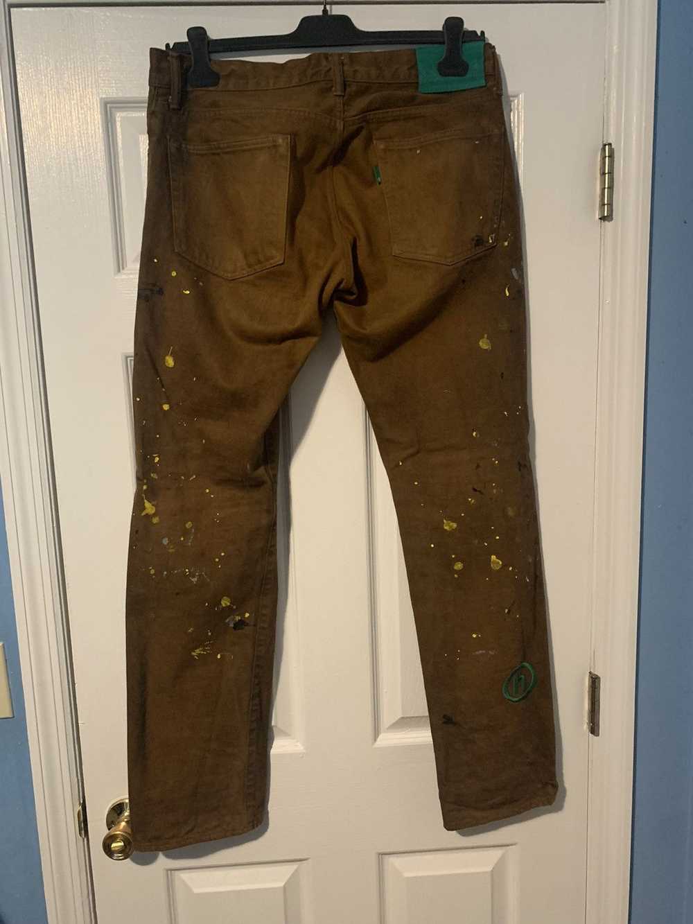 HIDDEN Hidden NY brown paint splatter jeans - image 4