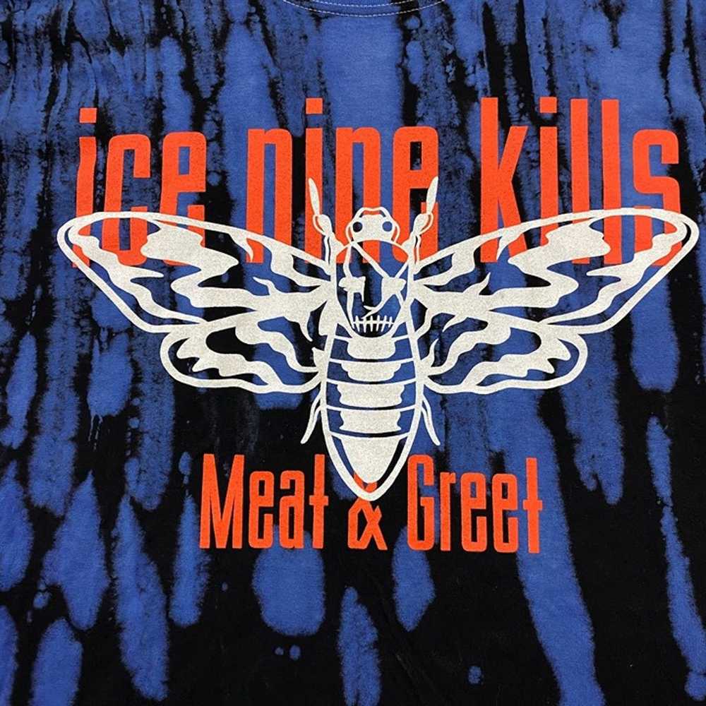 Ice Nine Kills Meat and Greet tiedye tshirt size … - image 2