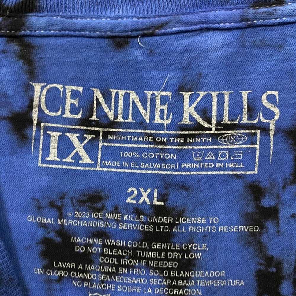Ice Nine Kills Meat and Greet tiedye tshirt size … - image 4