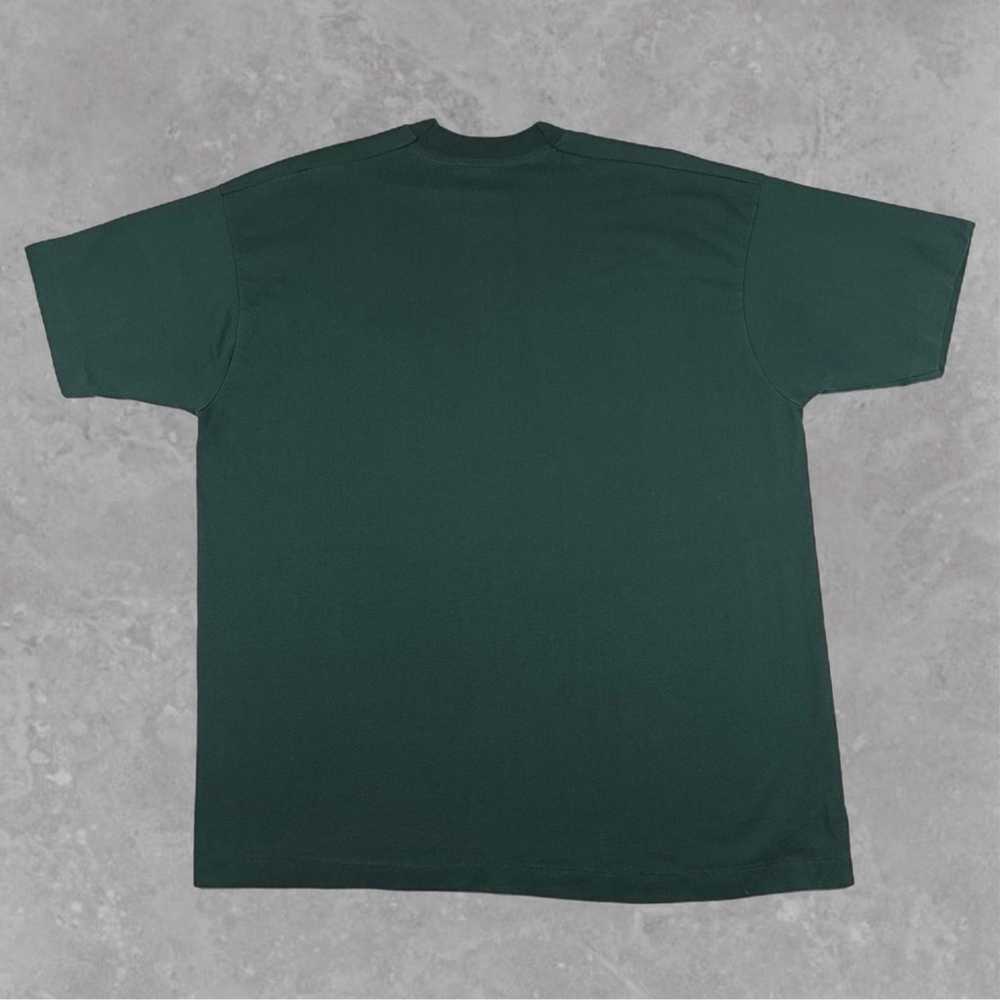 Green Vintage Single Stitch BVD Pocket T-Shirt Si… - image 3