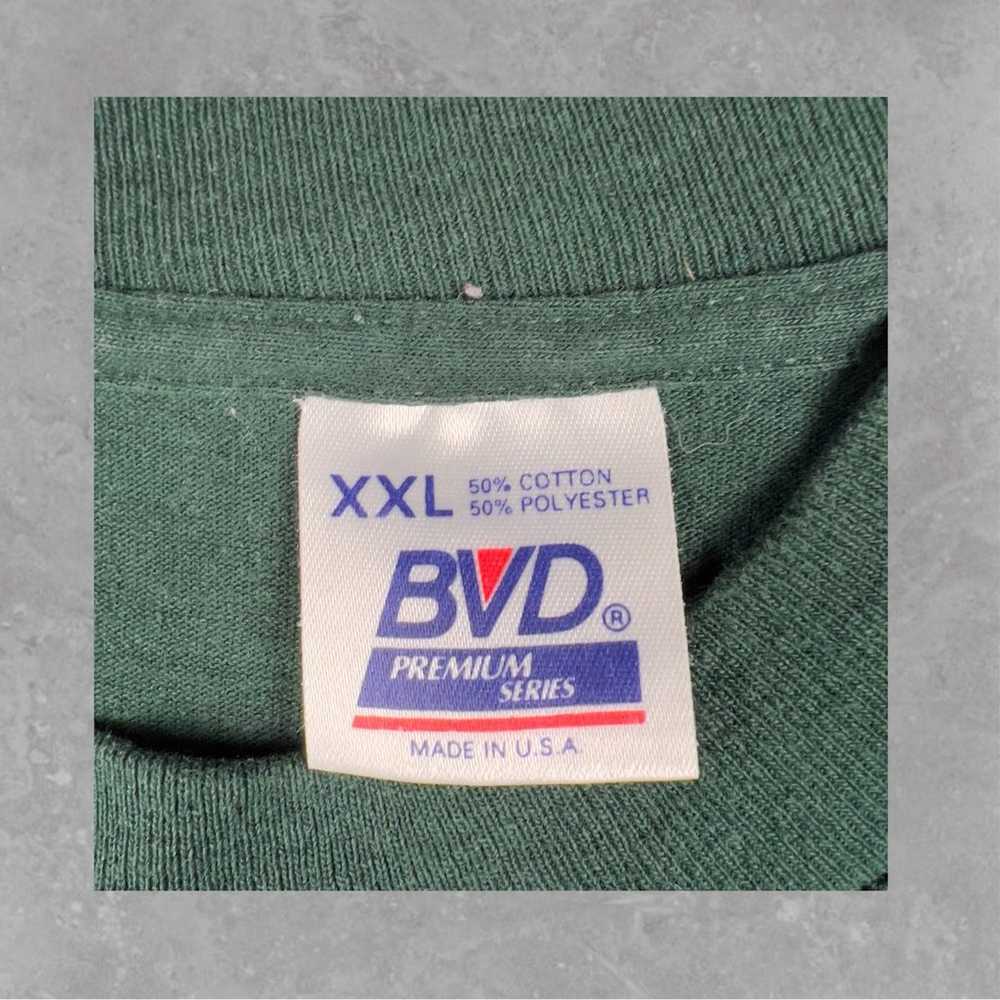 Green Vintage Single Stitch BVD Pocket T-Shirt Si… - image 4