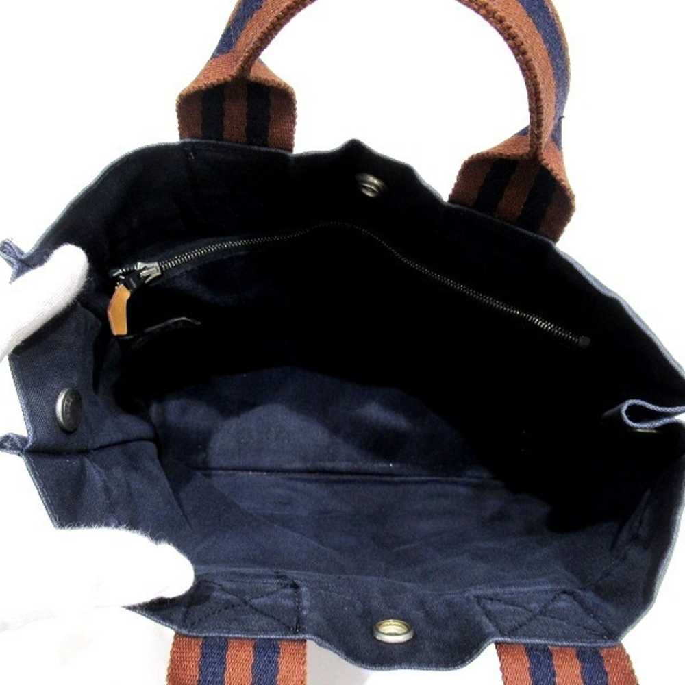 Hermes Hermes Foultou PM Navy Bag Tote Women's - image 6