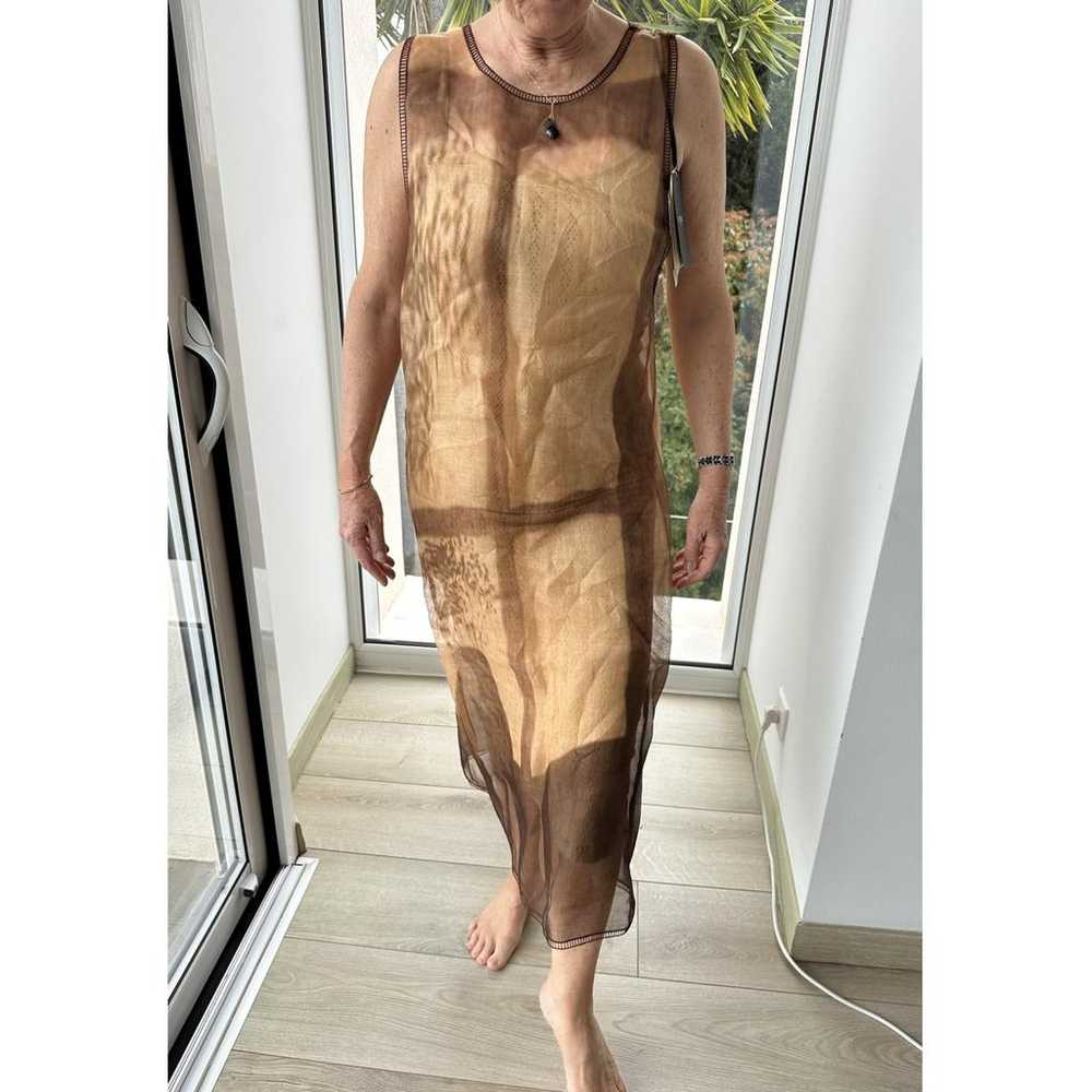 Fendi Silk mid-length dress - image 5