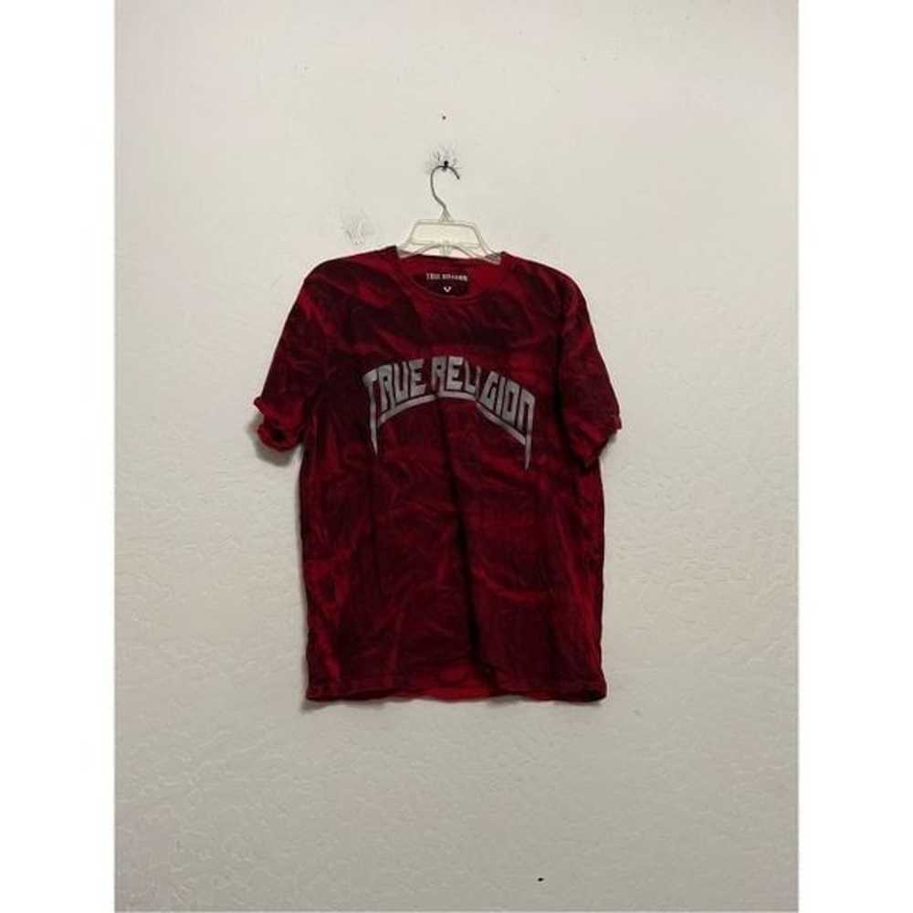 True religion red tye dye shirt Sz Large - image 1