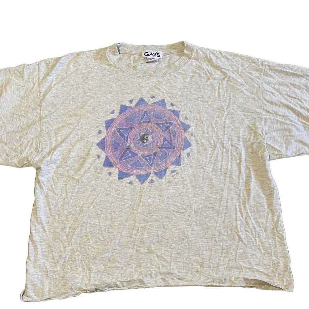 Vintage single stitch peace sign t shirt - image 1