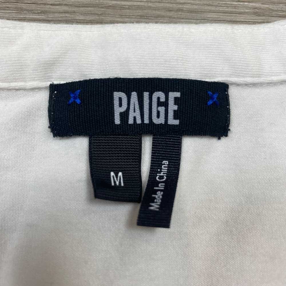 Paige Harwood Short Sleeve Henley Shirt Men's Med… - image 4